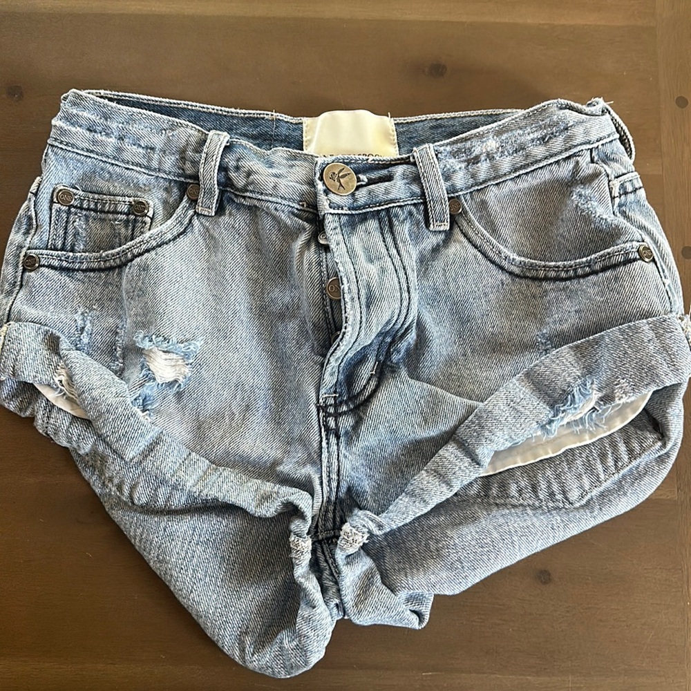 One Teaspoon Bandit denim shorts